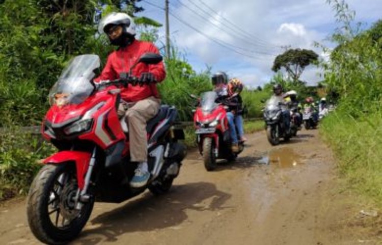 70 Bikers Buktikan Fitur Canggih Honda ADV150, Tempuh Jarak 65 Km