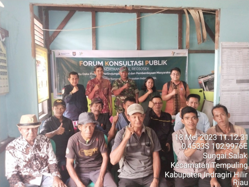 Rapat Forum Konsultasi Publik, Babinsa 03/Tpl Hadiri Pendataan Awal Regsosek Di Kelurahan Tanjung Pidada