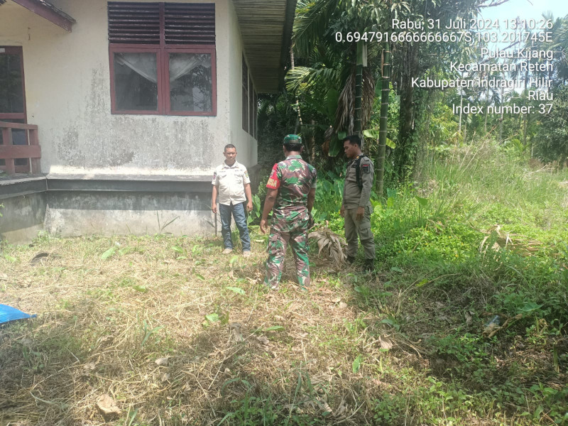 Giat Komsos, Koramil 07/Reteh Mencari Pembuatan Air Bersih