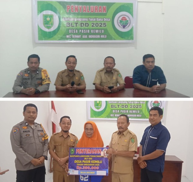 Wujud Komitmen Kesejahteraan, Pemdes Pasir Kemilu Serahkan BLT Bulan Oktober 2025