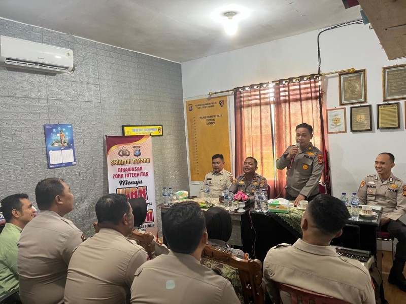 Membangun Zona Integritas: Polsek Gaung Siap Mewujudkan WBK dan WBBM