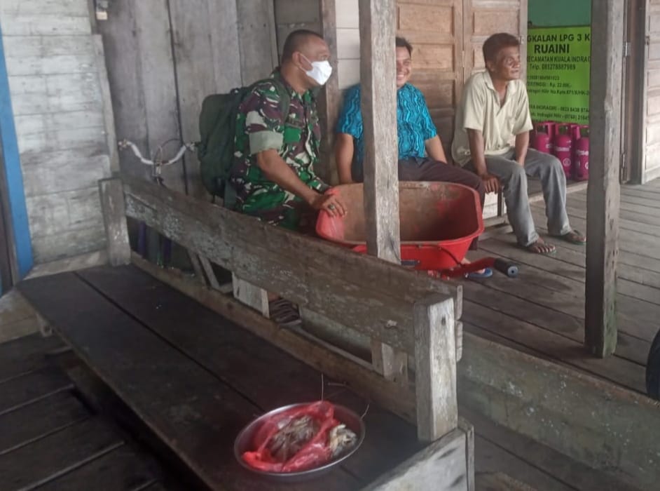 Jalin Silaturrahmi, Sertu K. Panjaitan Rutin Turun ke Wilayah Binaan