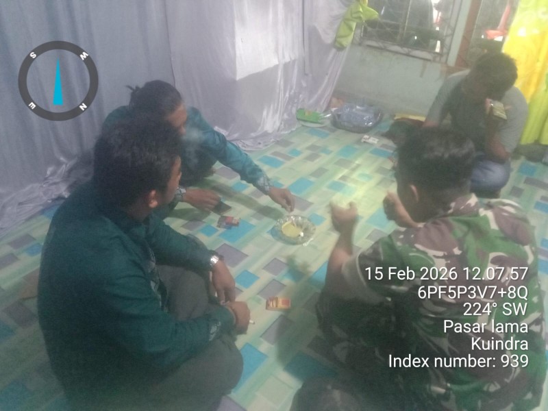 Komsos: Upaya Babinsa di Kuindra Cegah Penyimpangan Nilai-nilai Luhur Pancasila