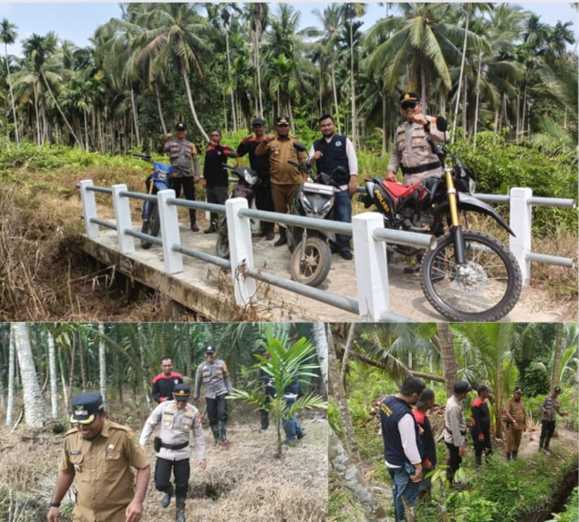Kapolsek Bersama Bhabinkamtibmas dan MPA Lakukan Patroli Karlahut