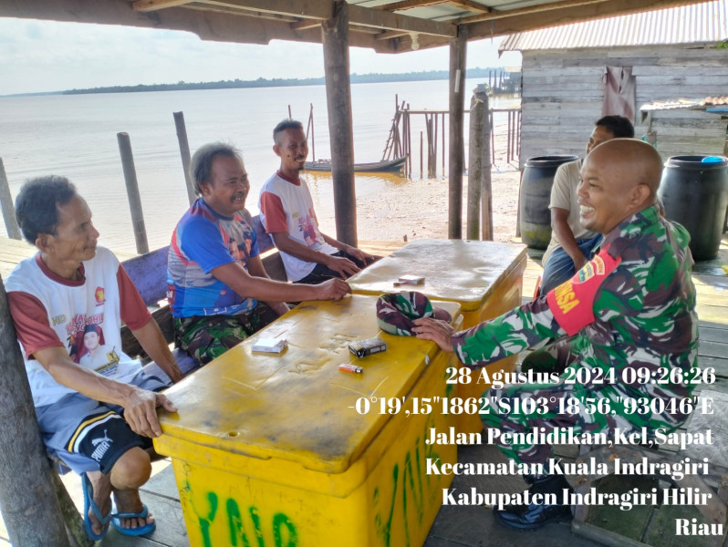 Babinsa Koramil 04/Kuindra Harap Jaga Kekompakan dan Kebersamaan Guna Wujudkan Silaturahmi Antar Sesama