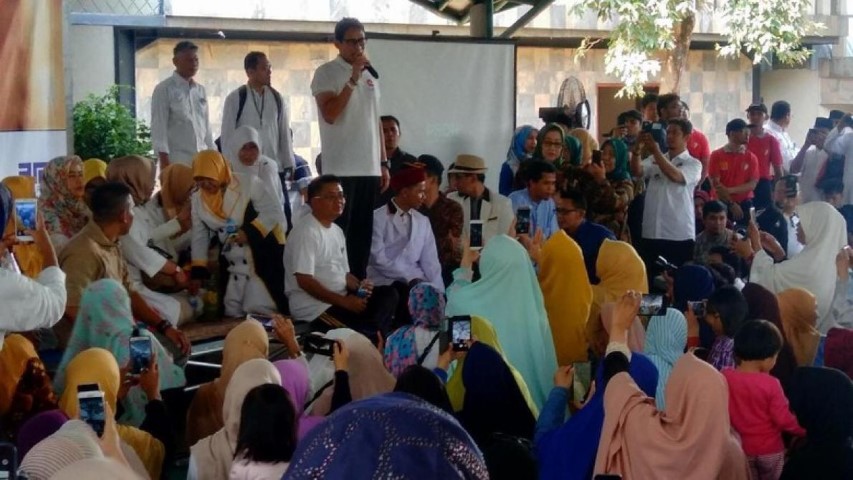 Sandiaga ke Komunitas UMKM: 2019 Penghematan, Inovasi dan Tawakal