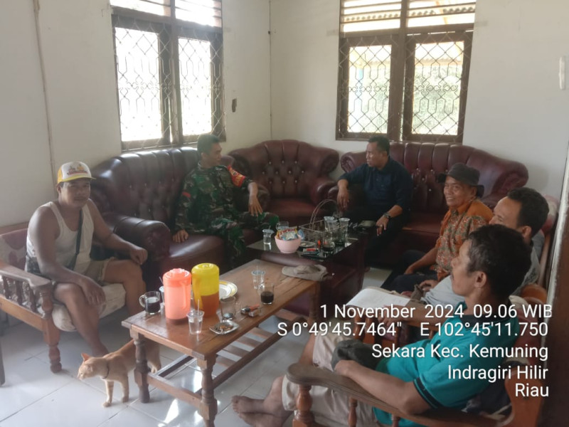 Babinsa Koramil 09/Kmg Ajak Masyarakat Untuk Bersama-sama Sukseskan Pilkada Damai 2024