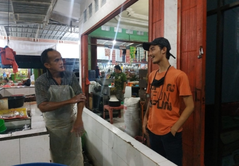 Akibat Pandemi Corona, Harga Ayam Anjlok di Pasar Mandau, Tapi Tidak dengan Bawang