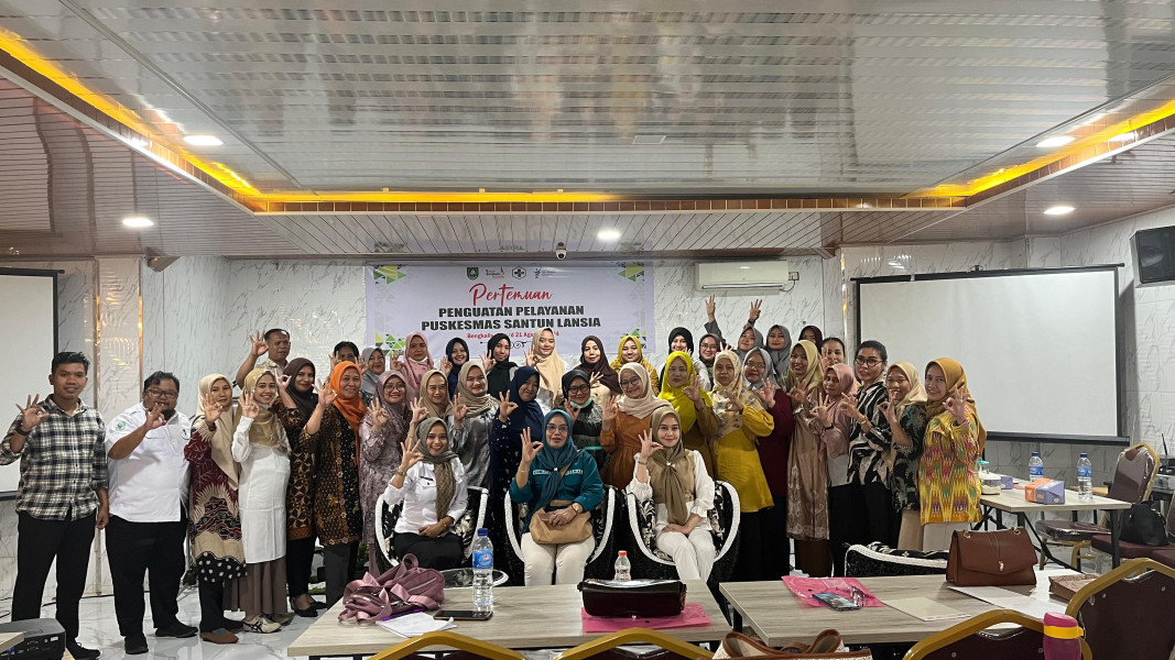 Dinkes Bengkalis Gelar Pertemuan Penguatan Pelayanan Puskesmas Santun Lansia