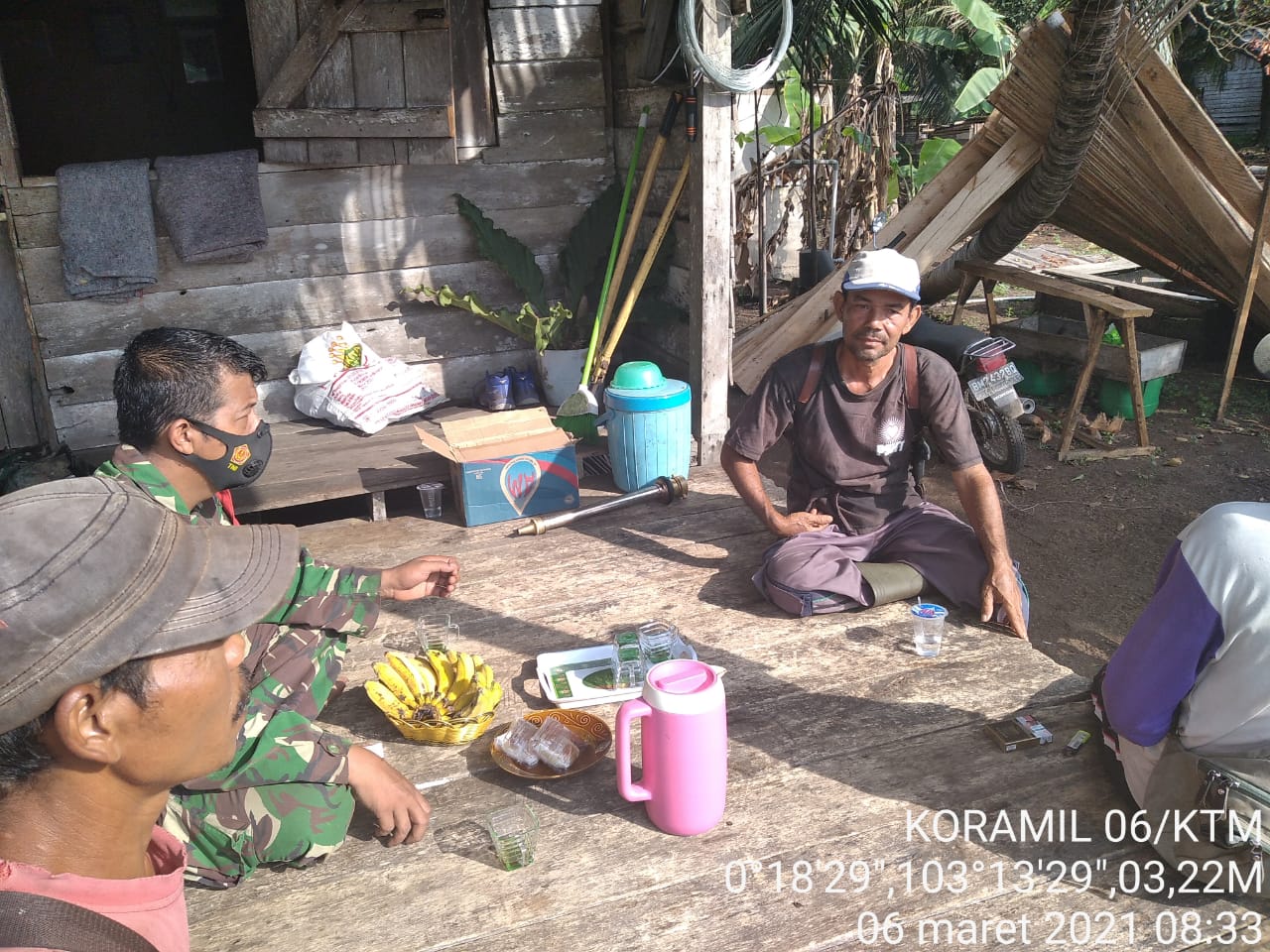 Praka Fery Komsos Bersama Warga Terkait Bahaya Kebakaran Lahan