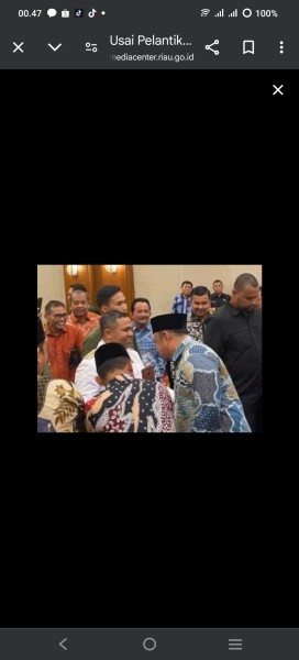 Usai Dilantik Gubri dan Wagubri Silaturahmi dengan Masyarakat Riau di Jakarta