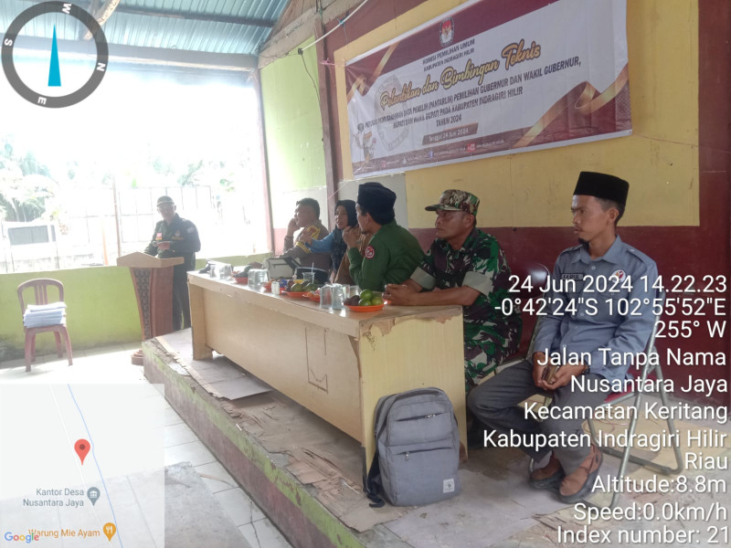 Dukung Kelancaran Pilkada, Danramil 09/Kmg Hadiri Pelantikan dan Bimtek Pantarlih