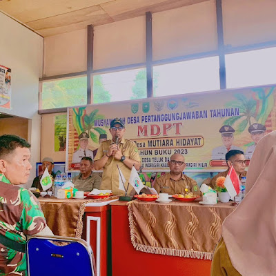 Transparansi dan Akuntabilitas: Bumdes Mutiara Hidayat Desa Teluk Dalam Laporkan Pertanggungjawaban Tahunan