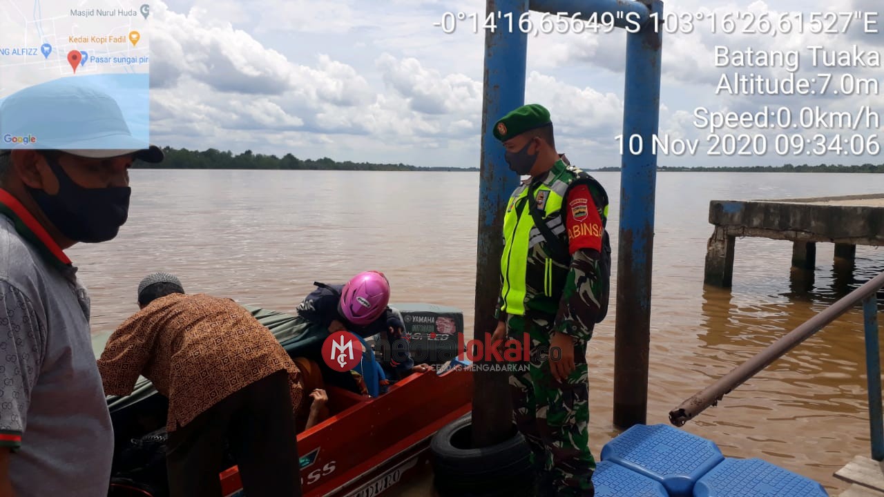 Di Pelabuhan Sungai Piring, Serda Januar Maksimalkan Gakplin