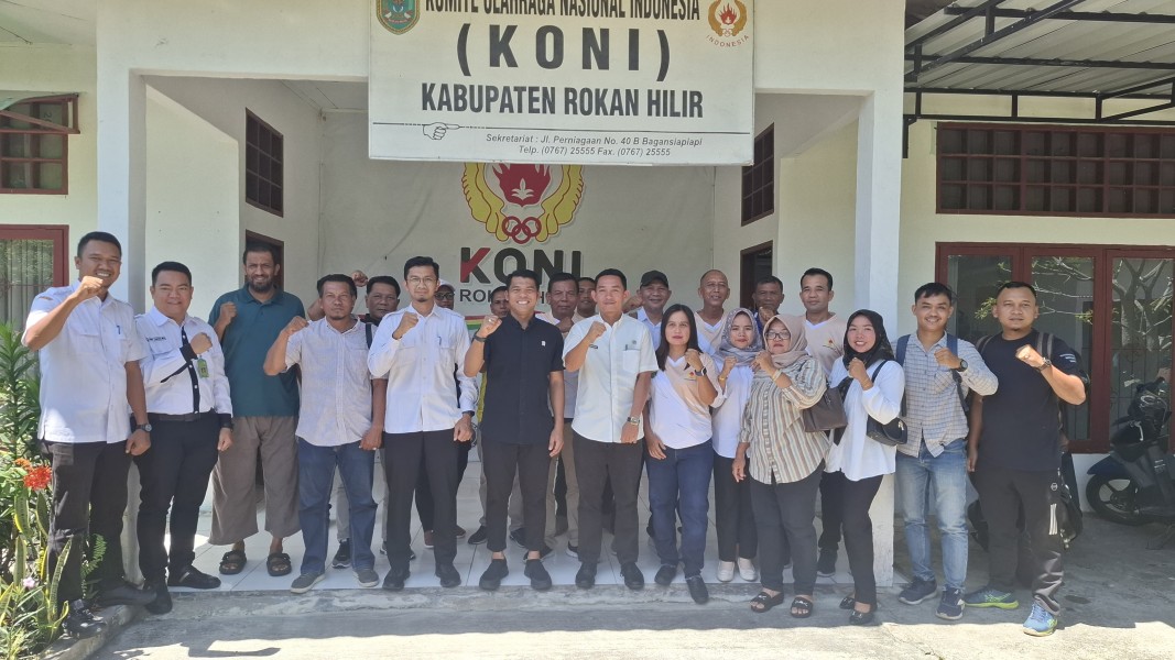 Usai Sertijab, Pengurus KONI Rohil Gelar Rapat Perdana, Tingkatkan Silaturrahmi dan Bahas Rencana Pelantikan