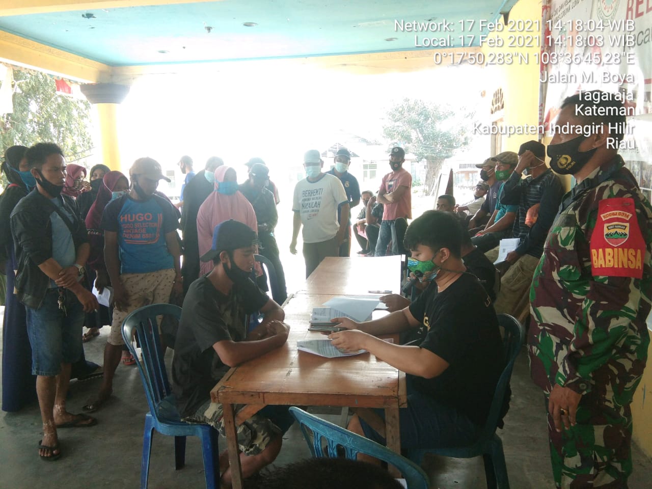 Serda Lendi Piter Sirimba Dampingi Penyaluran Bantuan Sosial untuk Warga