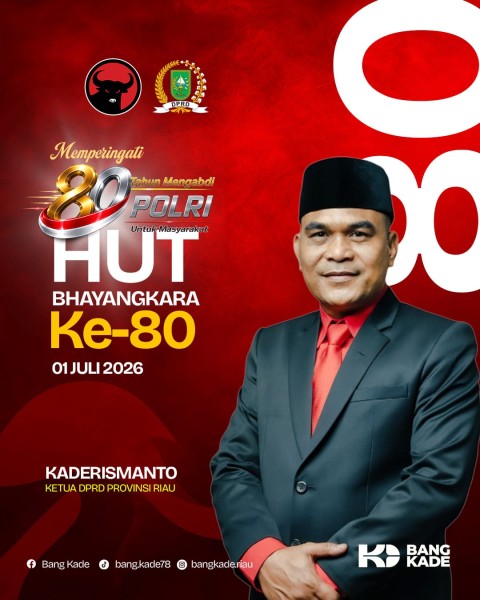 Memperingati Hari Bhayangkara Ke-80, Ketua DPRD Riau Apresiasi Polda Riau Tuntaskan 110 Jembatan Merah Putih Presisi