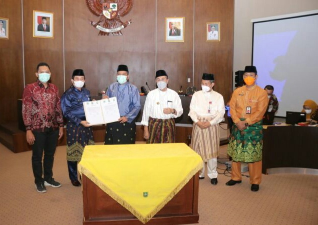 Menandatangani Kesepakatan Batas Wilayah dan Ini Harapan Bupati Alfedri  Kedepan Menandatangani Kesepakatan Batas Wilayah dan Ini Harapan Bupati Alfedri  Kedepan