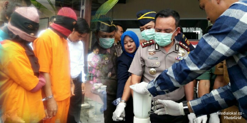 Polres Inhil Musnahkan 500 Gram Barang Bukti Narkotika Jenis Sabu-Sabu 
