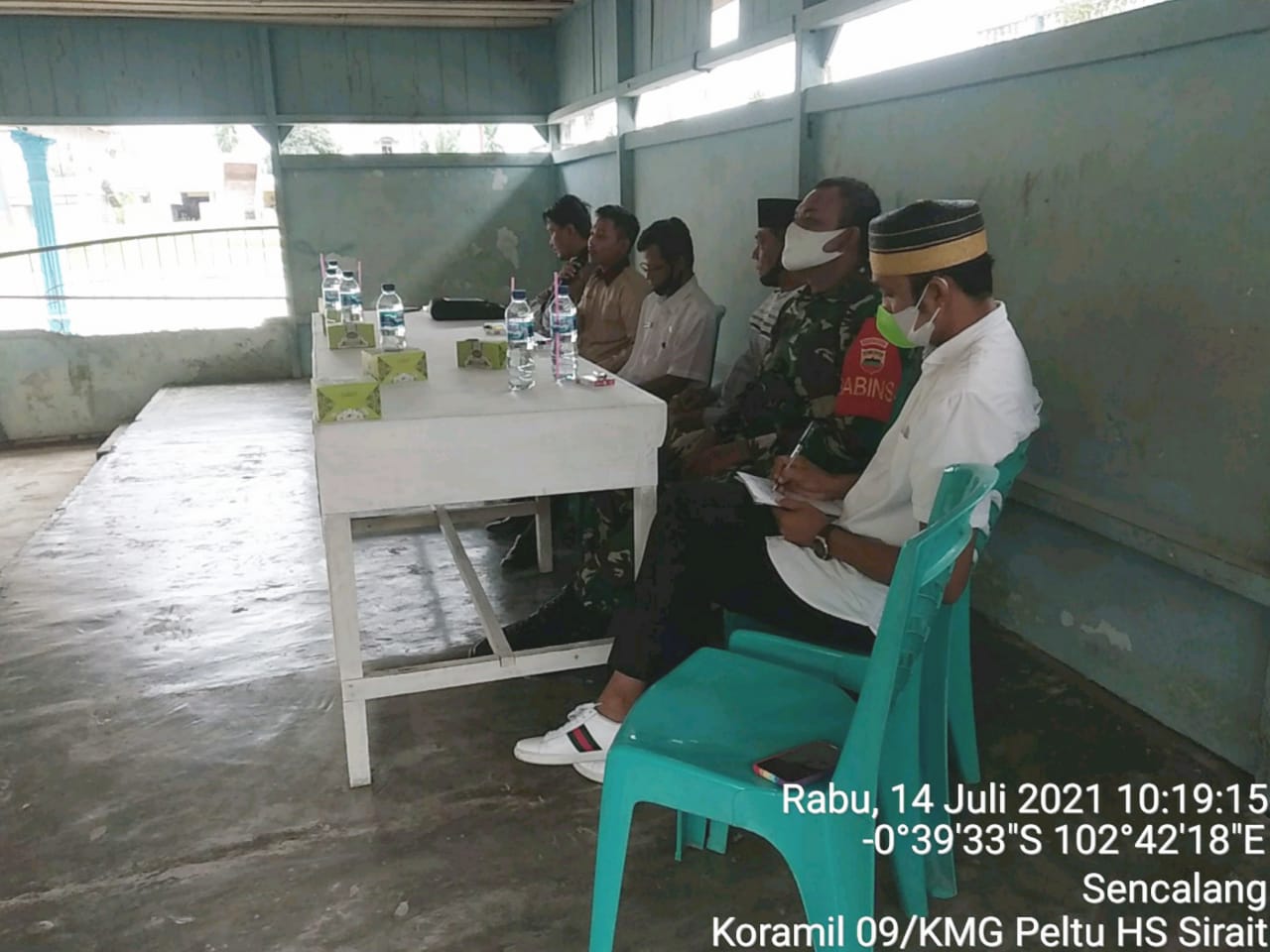 Babinsa 09/Kemuning Ikuti Rapat Pembentukan RKP Desa Sencalang