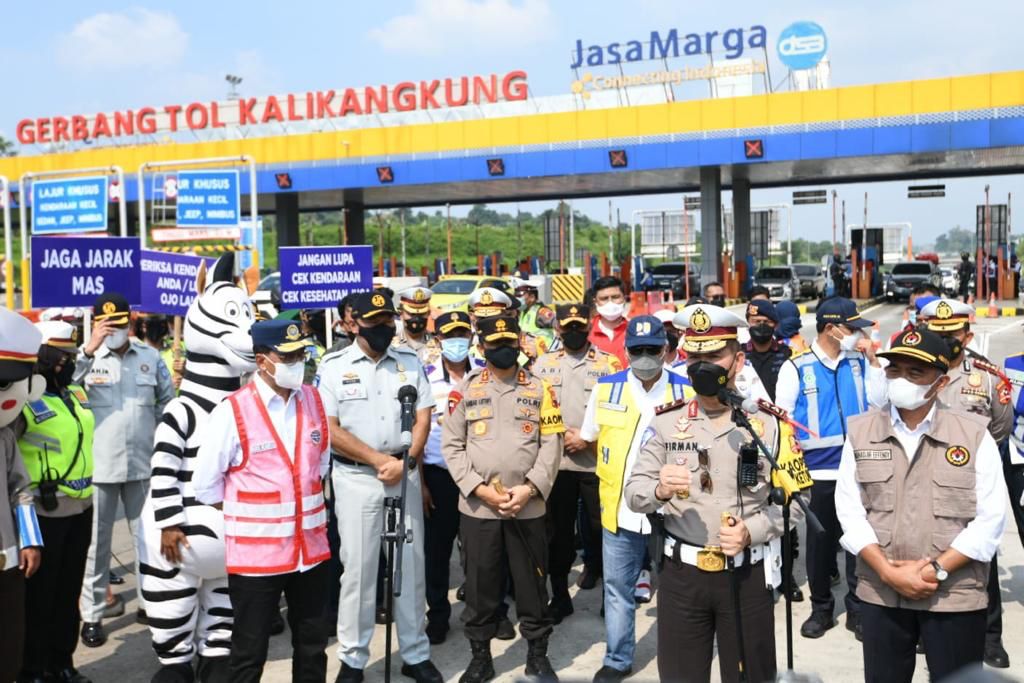 Rivan Purwantono : Jasa Raharja Dukung Skema One Way Arus Balik Lebaran 2022 Demi Keselamatan