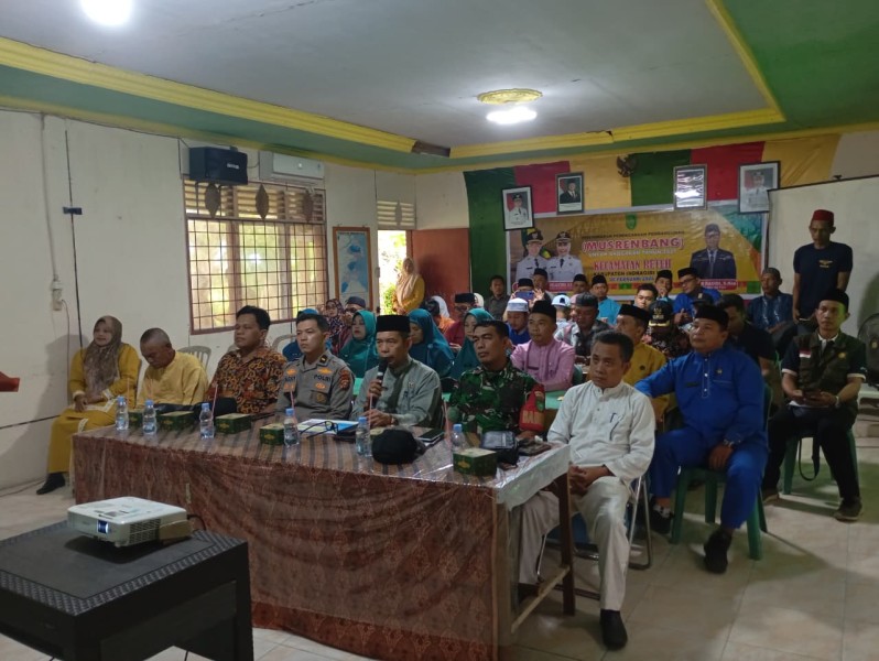 Koramil 07/Reteh Turut Sukseskan Pelaksanaan Musrembang Tingkat Kecamatan Tahun Anggaran 2027