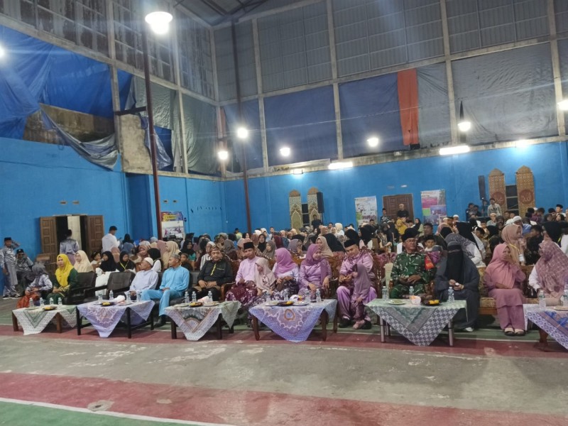 Babinsa Koramil 03/Tpl Hadiri STQ ke-VII Tingkat Desa Sungai Gantang, Wujud Semangat Masyarakat dalam Mengembangkan Seni dan Budaya Islami