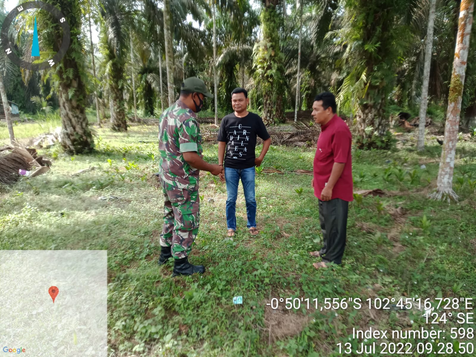 Cegah Kebakaran di Wilayah, Babinsa Koramil 09/Kemuning Tetap Lakukan Patroli