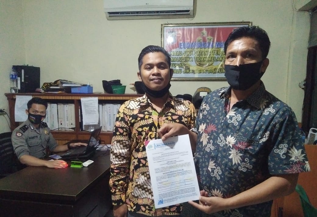 Belum Ditangkap Polisi Inhu, Boncel Sopir Bupati Yopi 'Main' Pukul