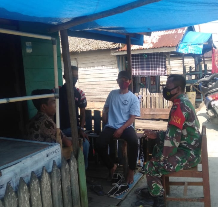 Pelda Zulfahmi Babinsa Koramil 04/Kuindra Rutin Lakukan Komsos