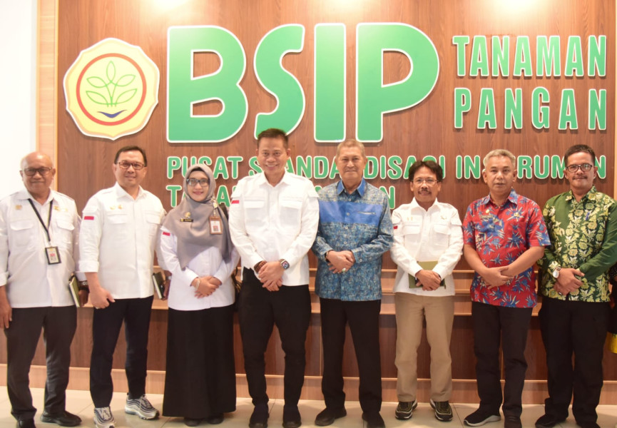 Tingkatkan dibidang pertanian, Wabup Inhil H.Syamsudin Uti Sambangi BSIP Kememtrian Pertanian RI