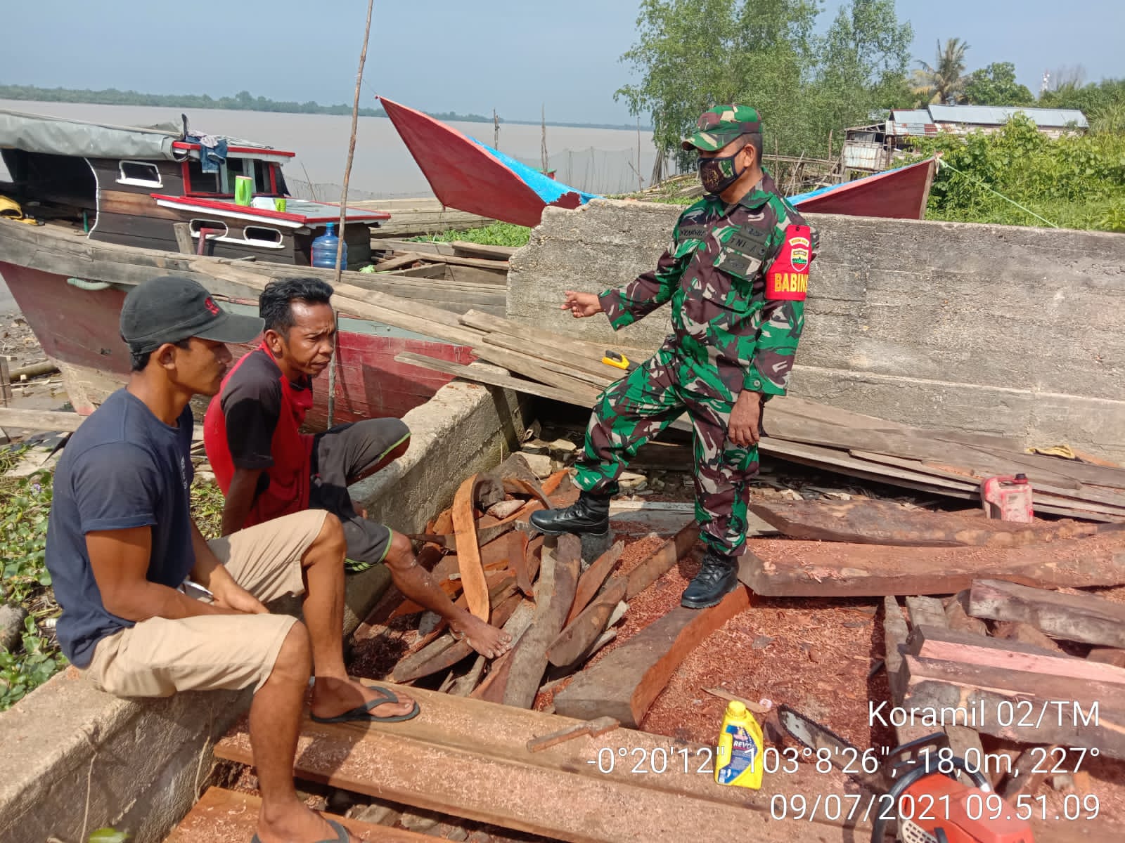 Pererat Hubungan dengan Masyarakat, Sertu Syamsir Rutin Gelar Komos