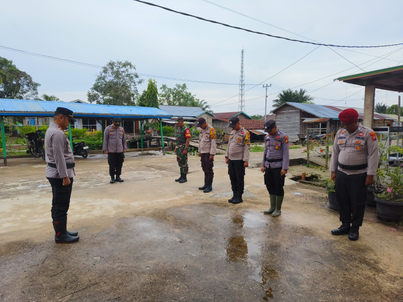 Jamin Keamanan Kampanye, Polsek Gas Kerahkan Personel Lakukan Pengamanan