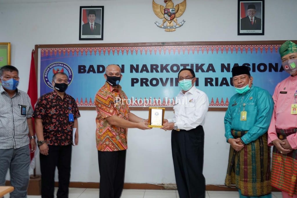 Rangka Pengusulan BNNK, Bupati Inhil Bertandang ke BNNP Riau