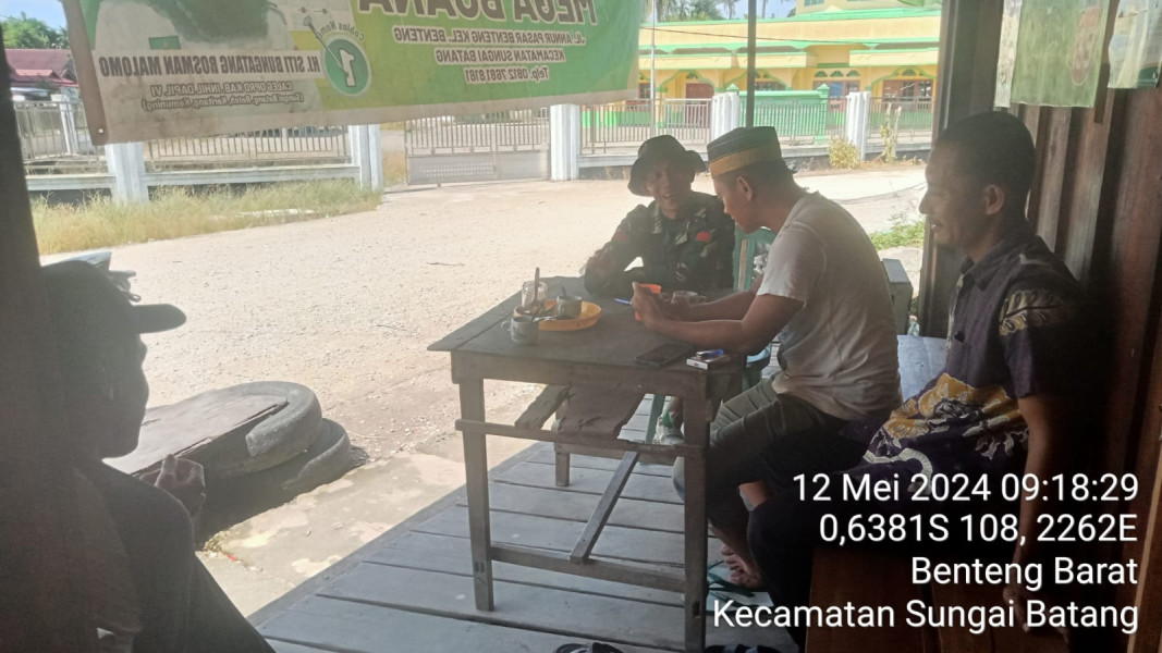 Babinsa Praka Wira Darma Jalin Silaturahmi dan Tingkatkan Kebersamaan Antar Sesama