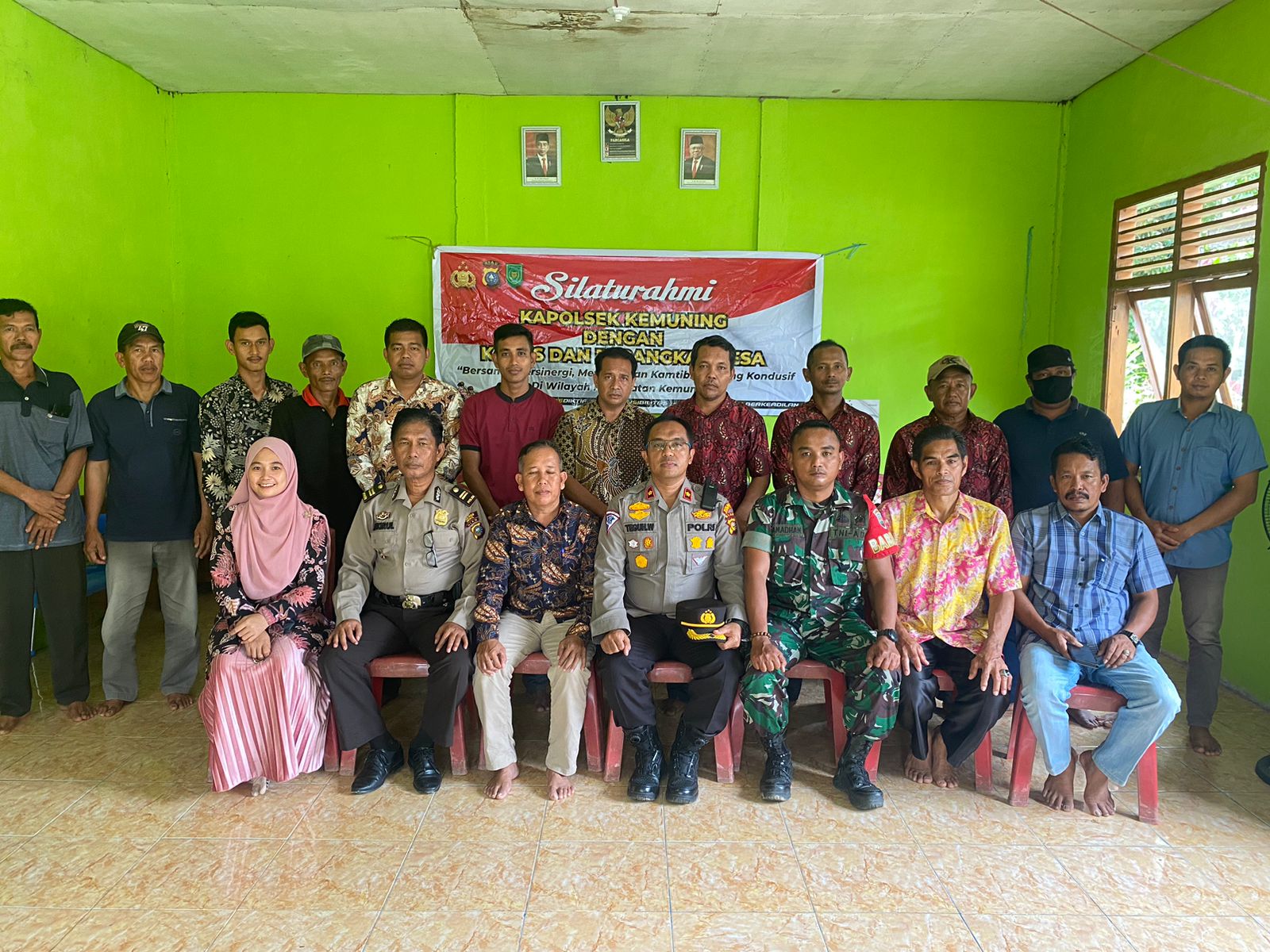 Kapolsek Kemuning Ajak Warga Talang Jangkang Jaga Kantibmas