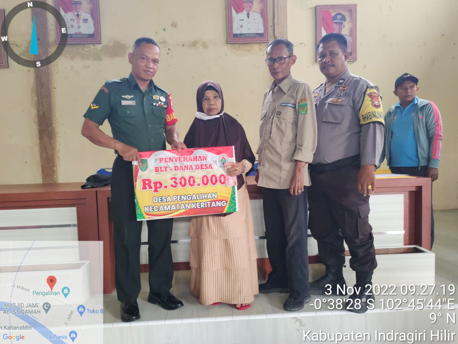 Imbas Covid-19, Serda Darmadi Ikuti Penyaluran BLT Dana Desa