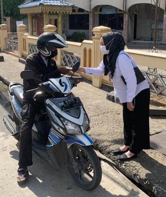 Cegah DBD dan Pemberantasan Sarang Nyamuk, UPT Puskesmas Tembilahan Kota Gelar Penyuluhan Keliling