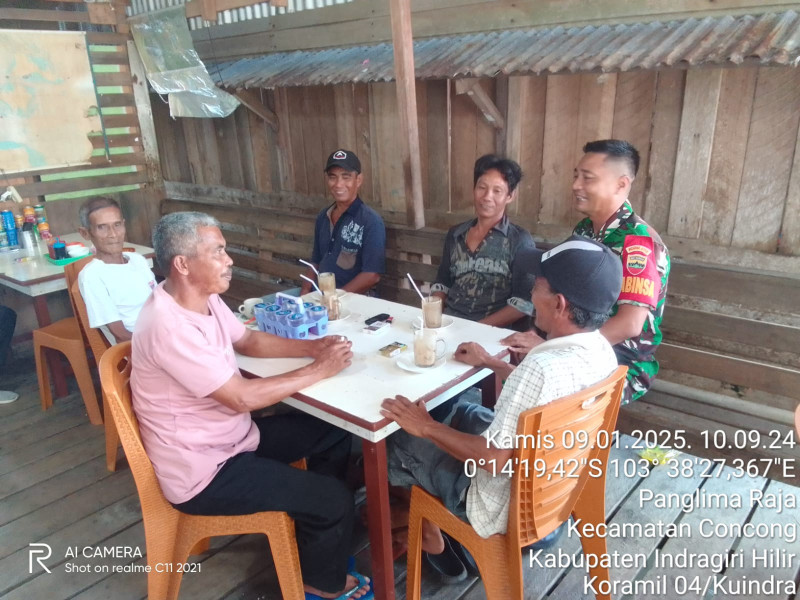 Komsos Babinsa, Kunci Kekompakan TNI-Masyarakat di Kuindra