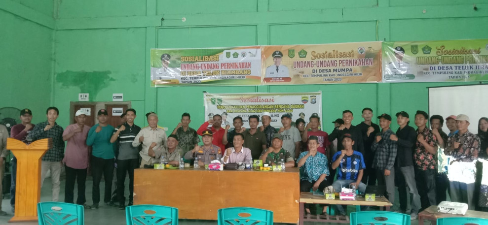 Babinsa 03/Tpl Hadiri Sosialisasi Pencegahan dan Penanggulangan Bencana Daerah, Baik Bencana Alam dan Bencana Non Alam