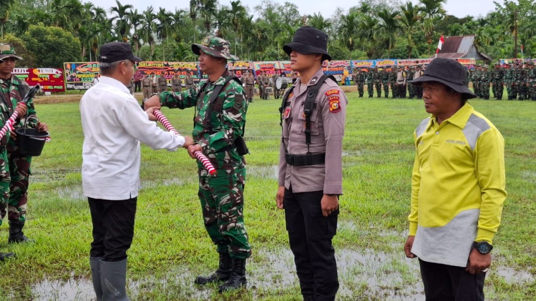 TMMD Wilayah Inhil Ke-123 Tahun 2025 Dibuka, 350 Pasukan Siap Membangun Desa