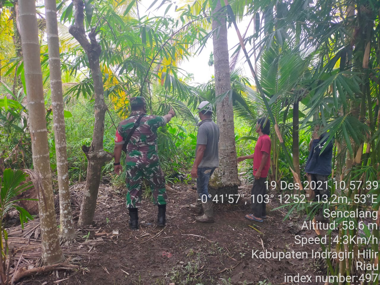 Patroli Karhutla di Desa Pancur Gencar Dilakukan Babinsa Koramil 09/Kemuning