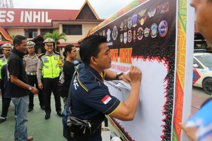 Paguyuban Bikers & Scooterist Indragiri Hilir  Suarakan Perlawanan Terhadap Hoaks