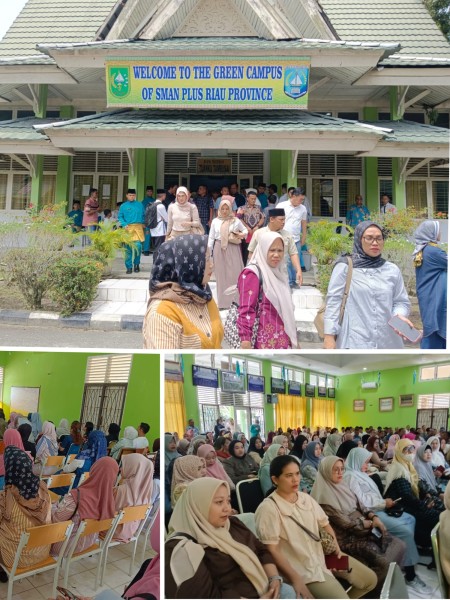 Dua Ratus Calon Siswa SMA Negeri Plus Provinsi Riau Mulai Daftar Ulang