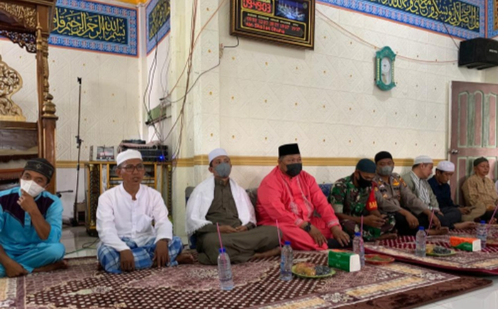 Danramil 04/Kuindra Menghadiri Acara Peringatan Isra' Mi'raj dan Shalawat Nabi