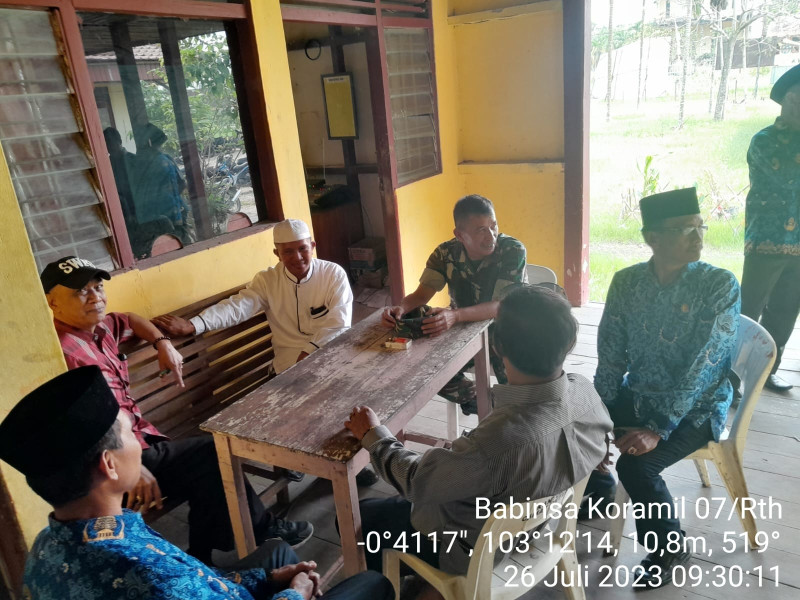 Tingkatkan Keamanan dan Ketertiban di Wilayah Bersama Koramil 07/Reteh