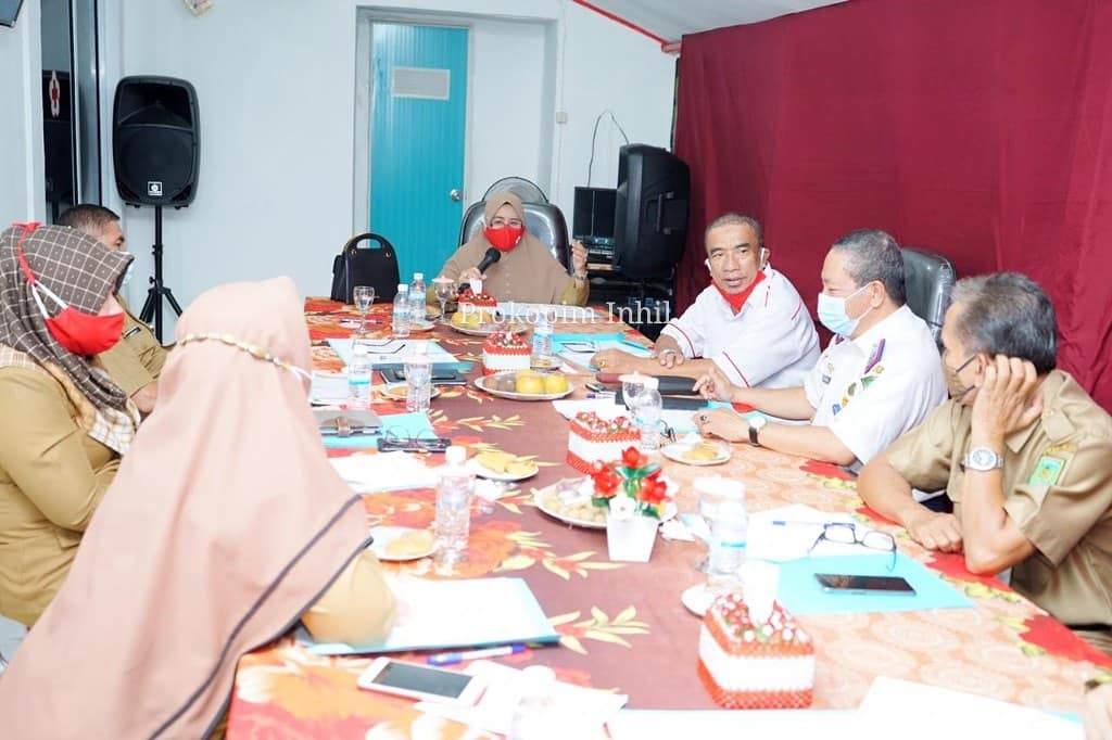 Ketua PMI Inhil Pimpin Rapat Evaluasi dan Rencana Kegiatan 2021