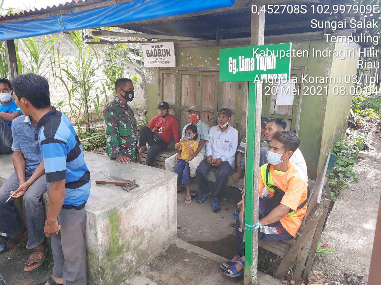 Babinsa 03/Tempuling Intens Lakukan Komsos dengan Warga Binaan