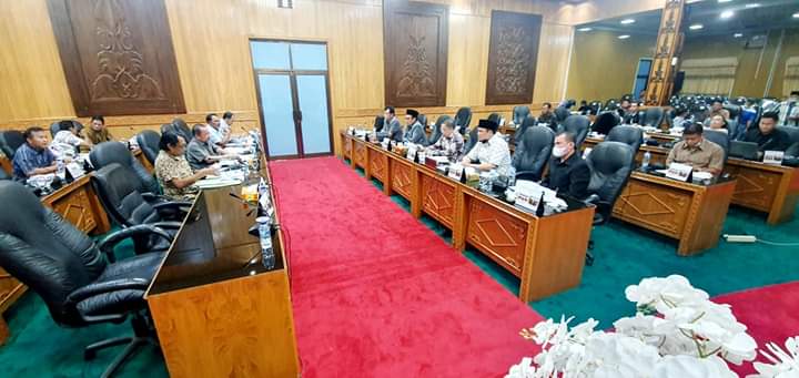 DPRD Gelar Rapat Bersama Bupati Bengkalis, PEMDA Siapkan Dana Segini untuk Penanganan Covid-19