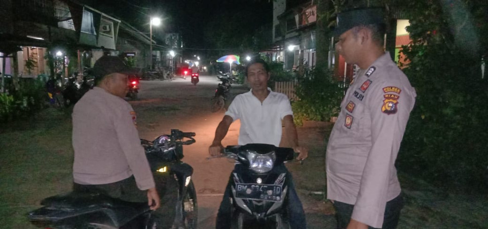 Antisipasi Tindak Kriminal, Personil Polsek Gaung Turun Untuk Melakukan Patroli Roda Dua